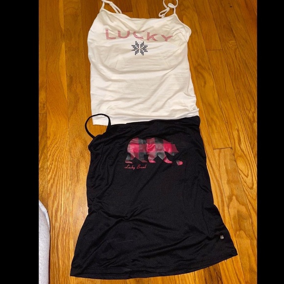 Lucky Brand Sleeping Tanks; Bundle of 2 - Picture 3 of 4